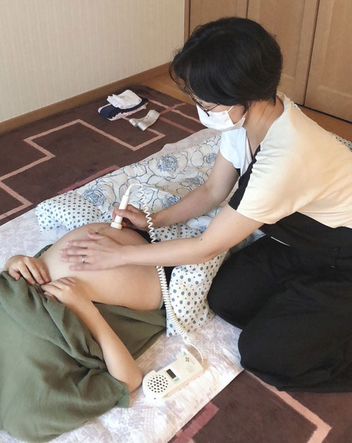パーソナルケアの様子